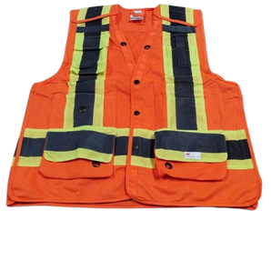 Orange surveying bib